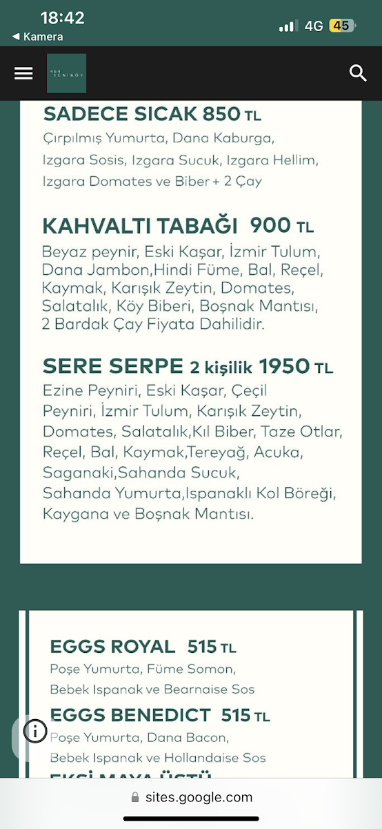 Menu 464 Yeniköy-10